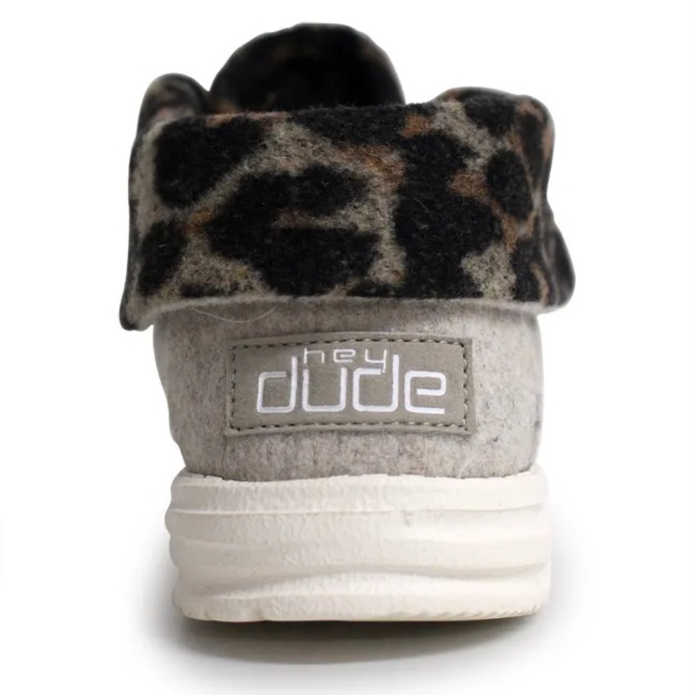 Hey Dude Women's 🌸Britt🌸 Cream Cheetah Casual Shoes - SZ (9) - Picture 11 of 14